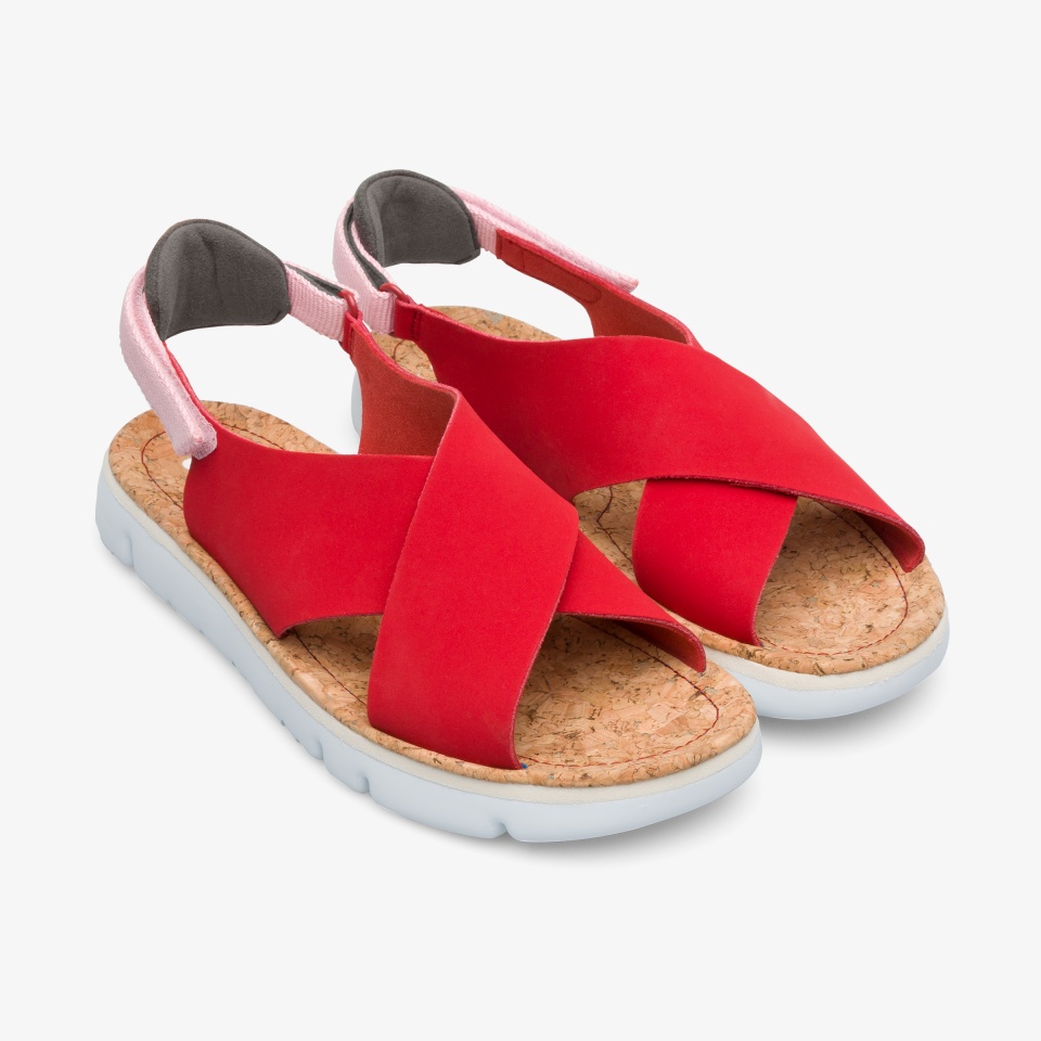 Sandalias Camper Oruga Mujer - Rojas | Camper Online + 5368WBUJN